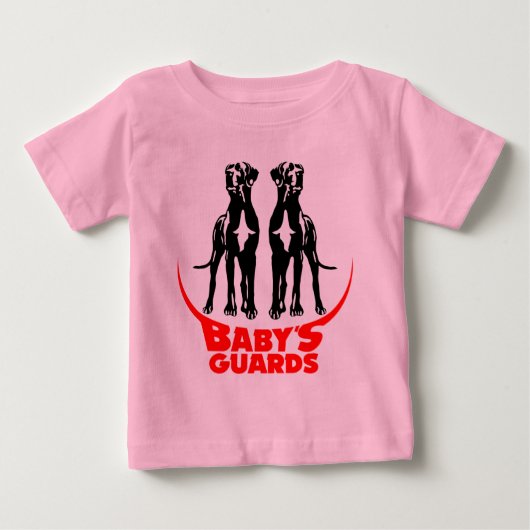 T-shirt Pour Bébé Gardiens de bébé (Devant)