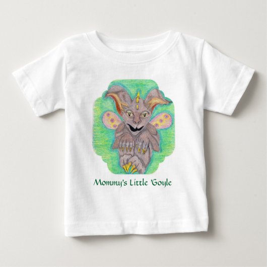 T-shirt Pour Bébé Gargoyle bébé (Devant)