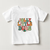 T-shirt Pour Bébé Gars joyeux de Noël (Devant)
