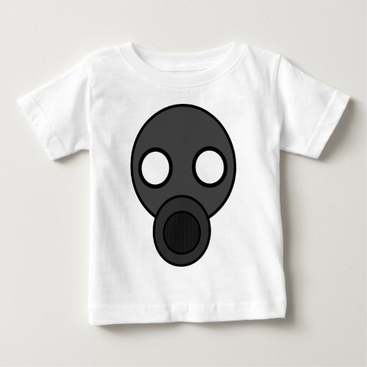 T-shirt Pour Bébé gasmask (Devant)