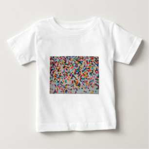 T-shirt Pour Bébé Gâteau Cupcake Art Motif Arc-en-ciel Dessert Sucré