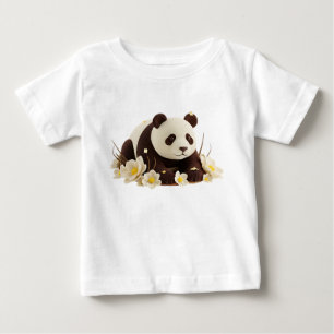 T-shirt Pour Bébé Gâteau de célébration gourmet sur le thème de Pand