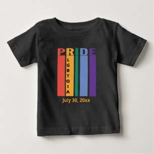 T-shirt Pour Bébé Gay pride LBGTQIA Rainbow 2