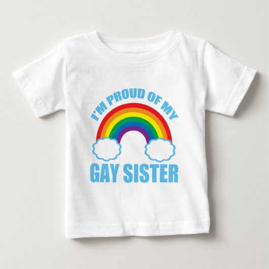 T-shirt Pour Bébé Gay Sister (Devant)