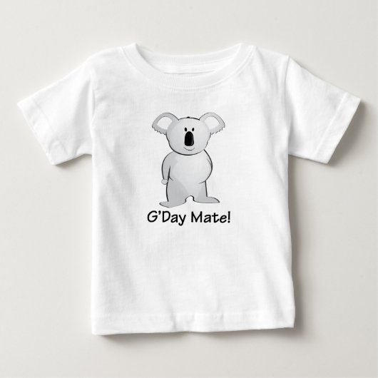 T-shirt Pour Bébé G'Day Mate (Devant)