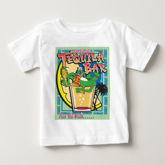 T-shirt Pour Bébé Gecko Charlies Margarita Bar (Devant)