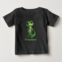 Gecko en chemise tropicale