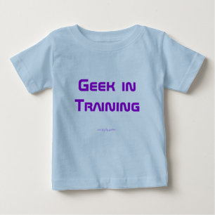 T-shirt Pour Bébé Geek dans la formation