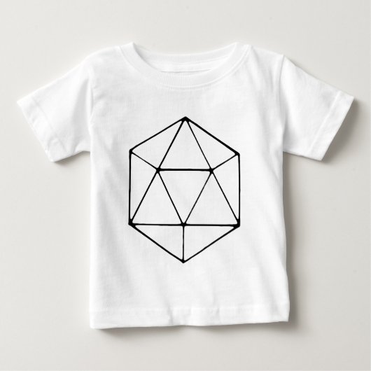 T-shirt Pour Bébé Geek de table de Gamer de conception du (Devant)