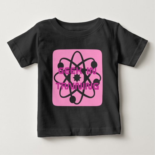 T-shirt Pour Bébé Geek En Formation (Devant)