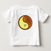 T-shirt Pour Bébé Gémeaux & Lapin de Bois (Dos)
