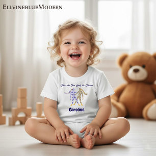 T-shirt Pour Bébé Gémeaux personnalisé Impressionniste Tout-petit 