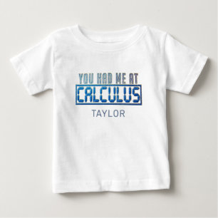 T-shirt Pour Bébé Génie des Maths Je Suis Sous Le Charme Du Calcul I