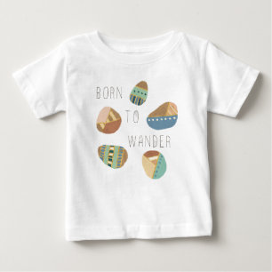 T-shirt Pour Bébé Geo extérieur IX   né pour errer