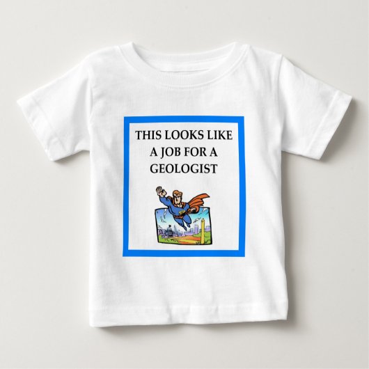 T-SHIRT POUR BÉBÉ GÉOLOGUE (Devant)