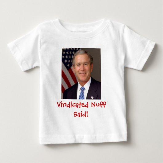 T-shirt Pour Bébé George W. Bush (Devant)