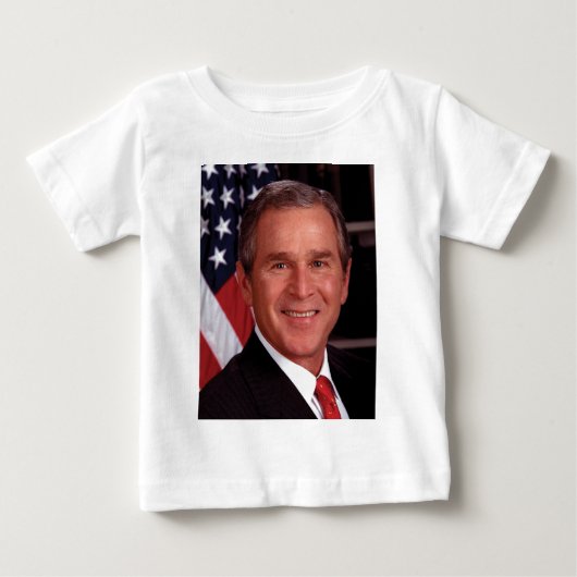 T-shirt Pour Bébé George W. Bush (Devant)