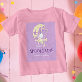 T-shirt Pour Bébé Ghost Moon Éffrayant un Halloween 1er anniversaire