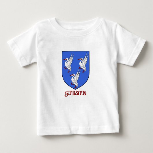 T-shirt Pour Bébé Gibson Family Shield (Devant)