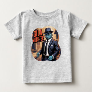 T-shirt Pour Bébé Gila Mobster Illustration Combo Créature Drôle