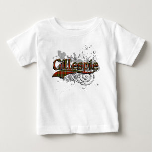 T-shirt Pour Bébé Gillespie Tartan Grunge