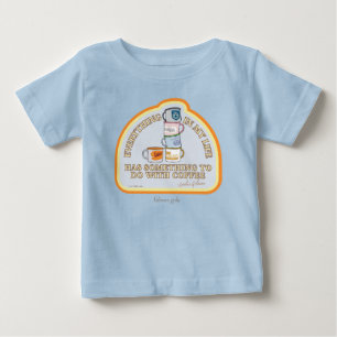 T-shirt Pour Bébé Gilmore Girls   Citation Café Graphique