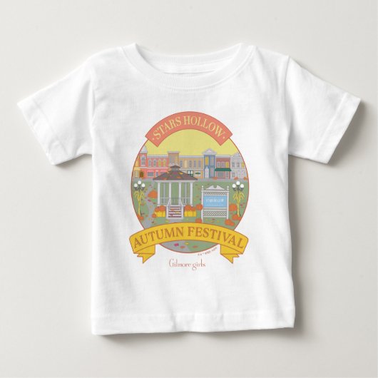 T-shirt Pour Bébé Gilmore Girls | Festival d'automne de Stars Hollow (Devant)