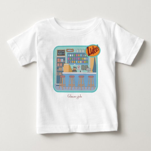 T-shirt Pour Bébé Gilmore Girls | Le Graphisme du diner de Luke (Devant)