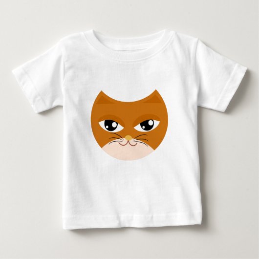 T-shirt Pour Bébé Ginger cat (Devant)