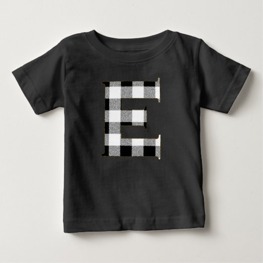 T-shirt Pour Bébé Gingham (Devant)