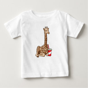T-shirt Pour Bébé Girafe