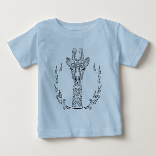 T-shirt Pour Bébé Girafe inspirée (Devant)