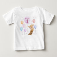 Girafe Mignonne Anniversaire Fille Ballon Coloré