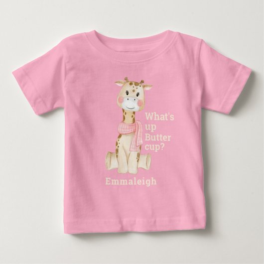 T-shirt Pour Bébé Giraffe (Devant)