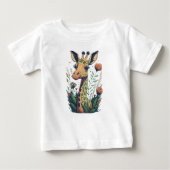 T-SHIRT POUR BÉBÉ GIRAFFE (Devant)