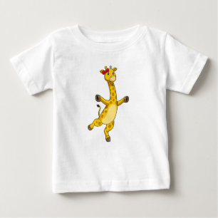 T-shirt Pour Bébé Giraffe au ruban