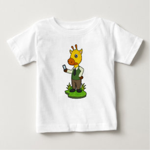 T-shirt Pour Bébé Giraffe avec mobile
