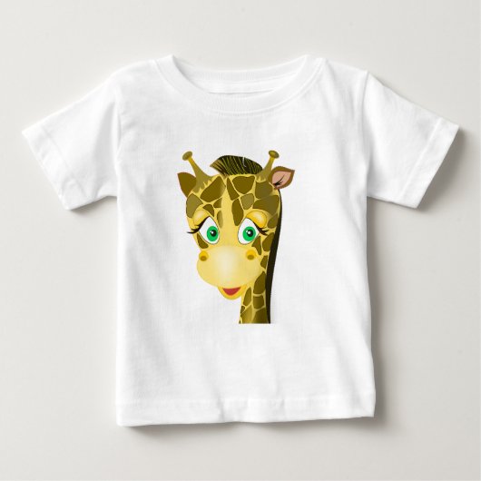 T-shirt Pour Bébé Giraffe Bébé mignonne - (Devant)