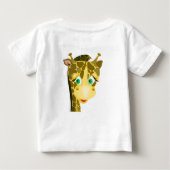 T-shirt Pour Bébé Giraffe Bébé mignonne - (Dos)