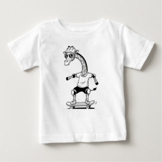 T-shirt Pour Bébé Giraffe de skater