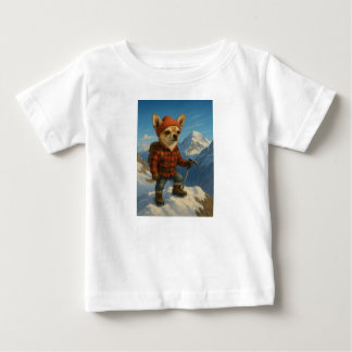 T-shirt Pour Bébé Gizmo Conquers Mont Blanc – The Alpine Adventure