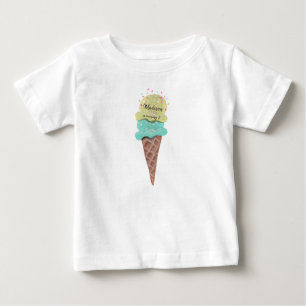 T-shirt Pour Bébé Glace Bébé Fille & Garçon T-shirt
