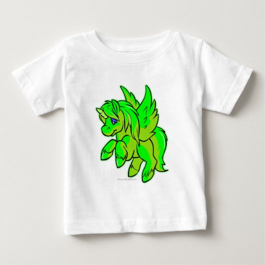T-shirt Pour Bébé Glissant Uni (Devant)