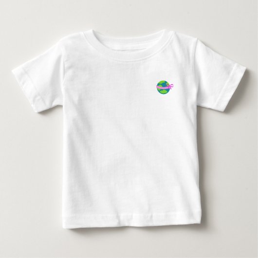 T-shirt Pour Bébé Globe (Devant)