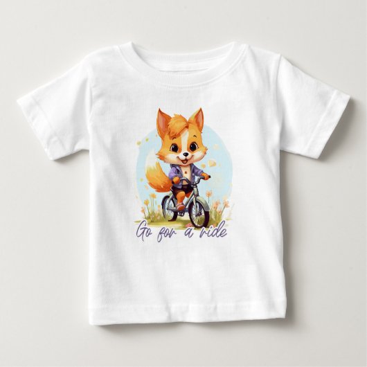 T-shirt Pour Bébé Go for a ride (Devant)