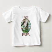 T-shirt Pour Bébé Go Papa (Devant)