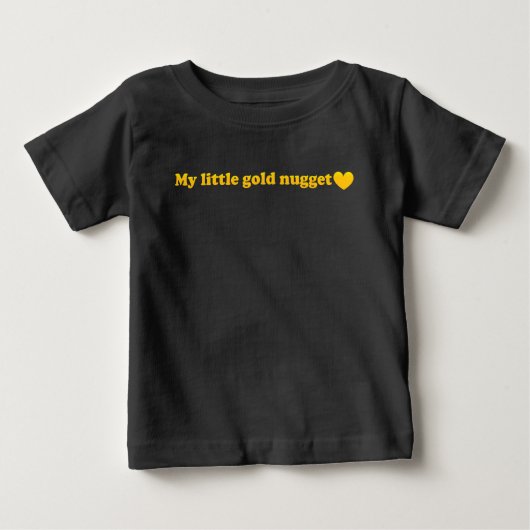 T-shirt Pour Bébé Gobelet d'or (Devant)