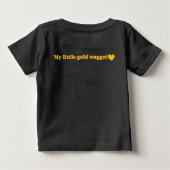 T-shirt Pour Bébé Gobelet d'or (Dos)