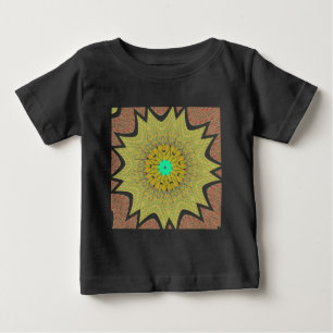 T-shirt Pour Bébé gOLDEN JAUNE motif tribal d'origine africaine