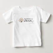 T-shirt Pour Bébé goldendoodle (Devant)